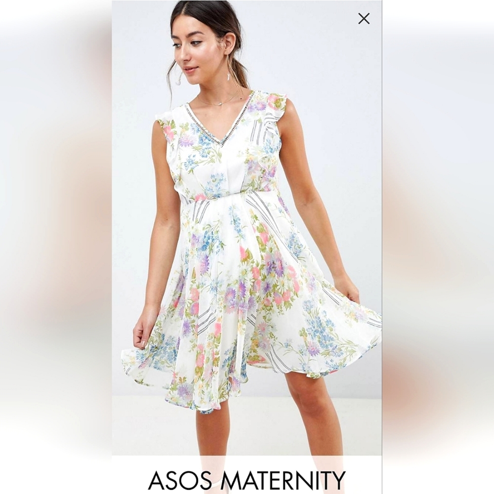 ASOS Spring Maternity Dress Size 4